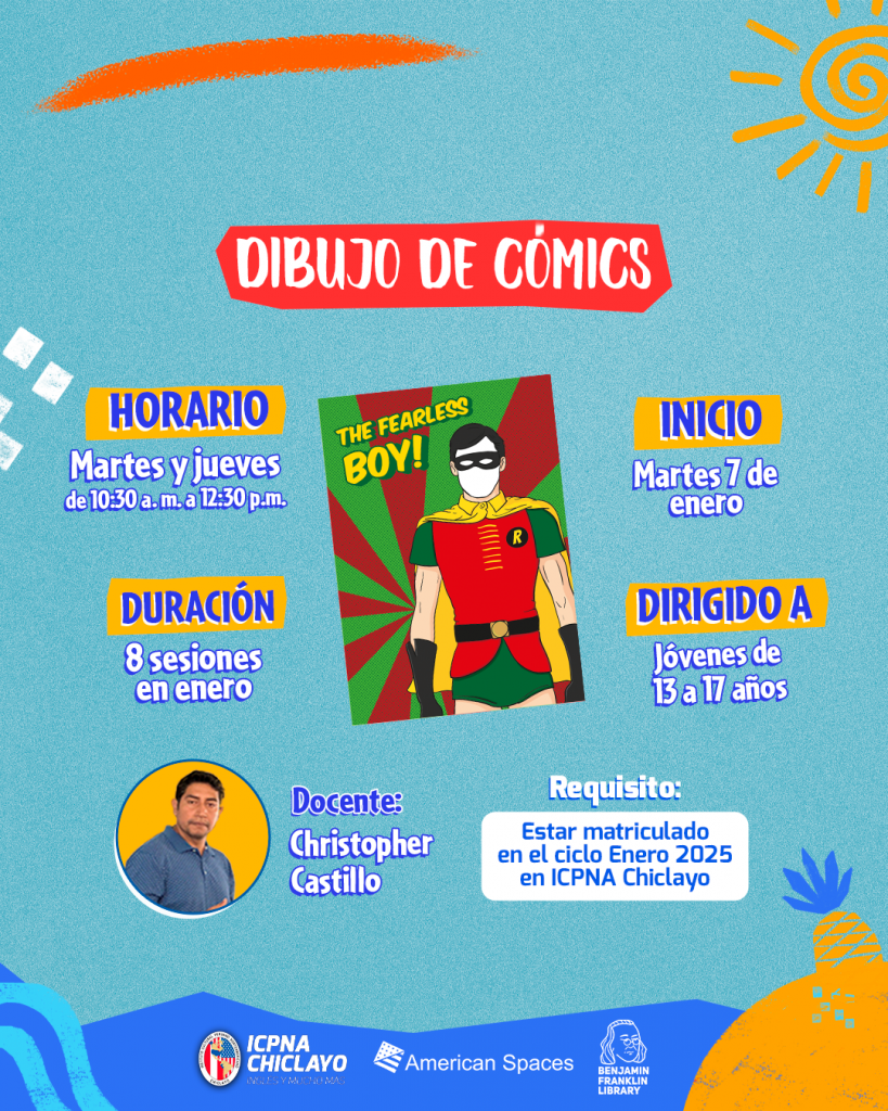 ¡Talleres de Verano! 2025 ICPNA CHICLAYO